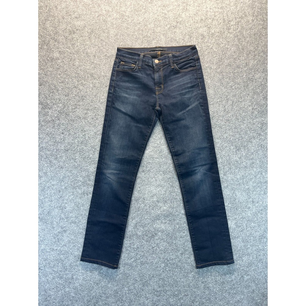 J Brand Jeans‎ Women's 26 Straight Leg Dark Blue Mid Rise Denim